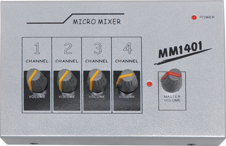 4 Input Microphone Mixer