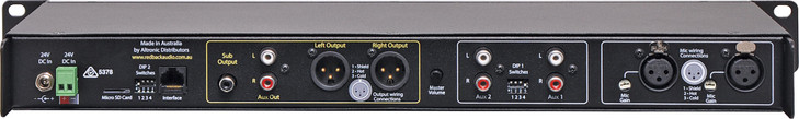 Redback 4 Channel Public Address (PA) Stereo Mixer