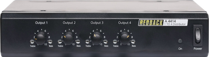 Redback 1 In to 4 Out Audio Distributor