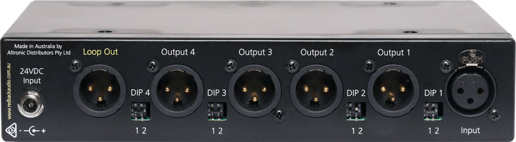 Redback 1 In to 4 Out Audio Distributor