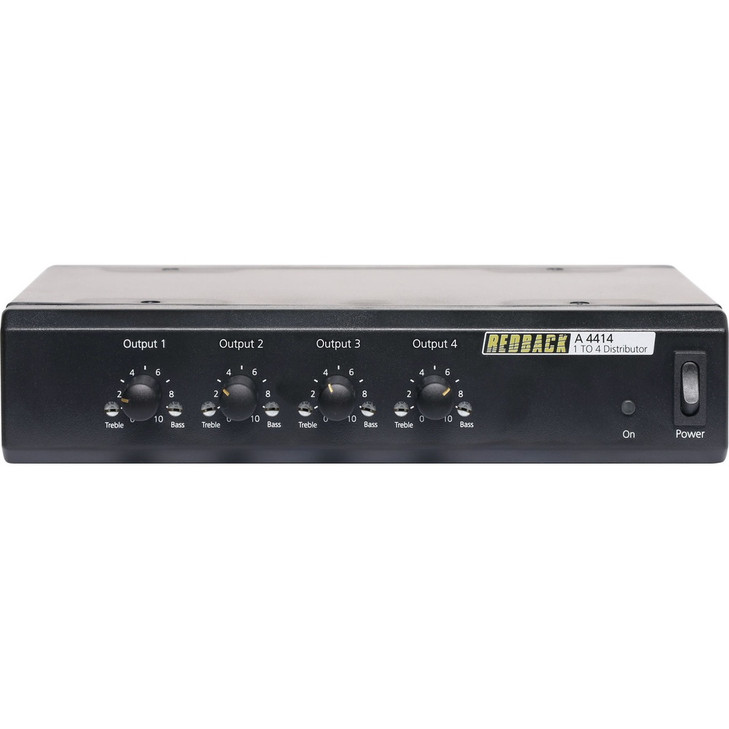 Redback 1 In to 4 Out Audio Distributor