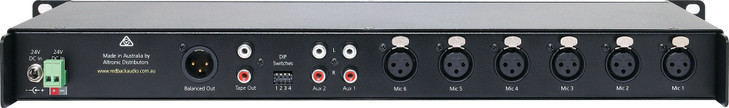 Redback 8 Channel Public Address (PA) Mixer