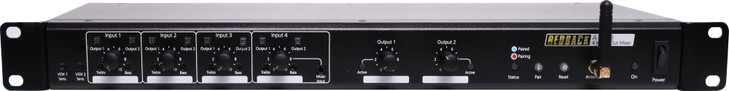Redback 4 Input, 2 Output PA Mixer With Bluetooth