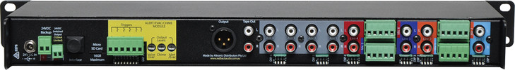 Redback 4+4 Channel Public Address (PA) Mixer