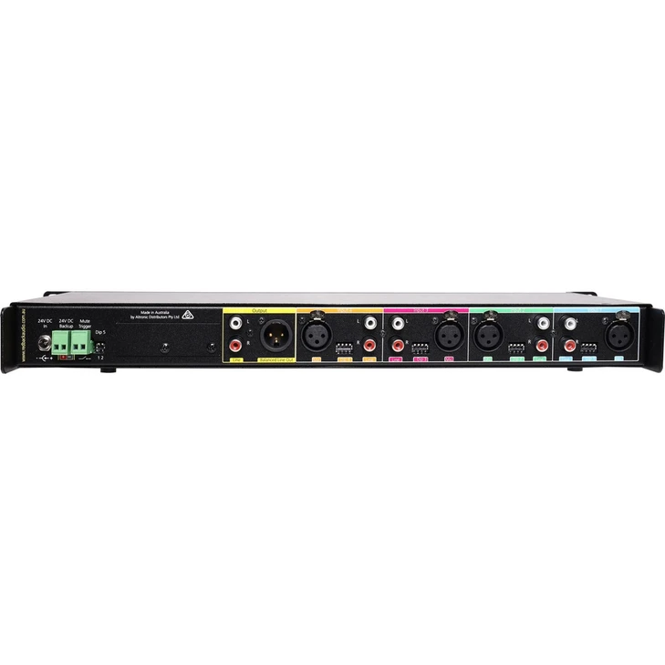 Redback 4 Input PA Mixer With Fire Muting