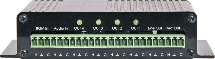 Redback 4 Zone Compact Paging Relay Box To Suit Redback Paging Console
