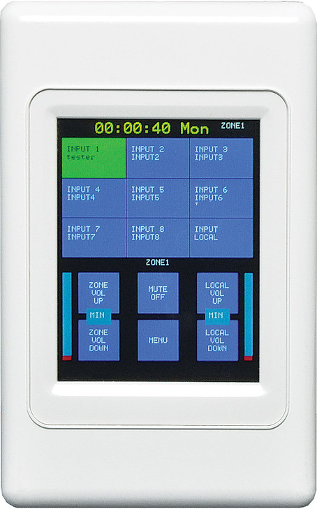 Redback Touchscreen Source Switching Wall Plate to suit A4480B