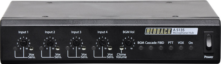 Redback 4 Input Microphone Hub