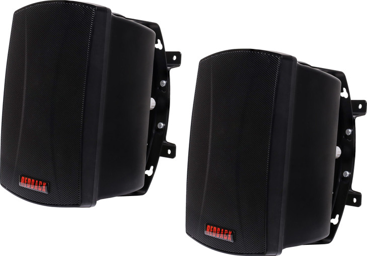 Redback 30W 8 Ohm Black Wall Mount Speaker Pair