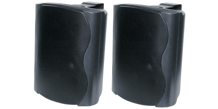 Opus One 85W 8 Ohm Wall Mount Black Speaker Pair