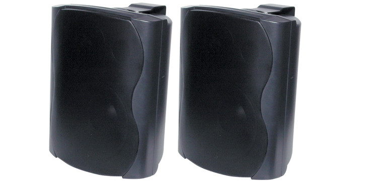 Opus One 50W 8 Ohm Black Wall Mount Speaker Pair