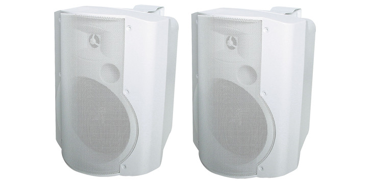 Redback 130mm 30W 2 Way White Active Speaker Pair