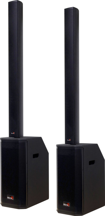 Biema 1200W PA Column Speaker with Subwoofer Pair