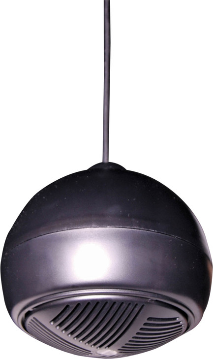 Redback 100V Line 15W Black Ball Pendant Ceiling Speaker