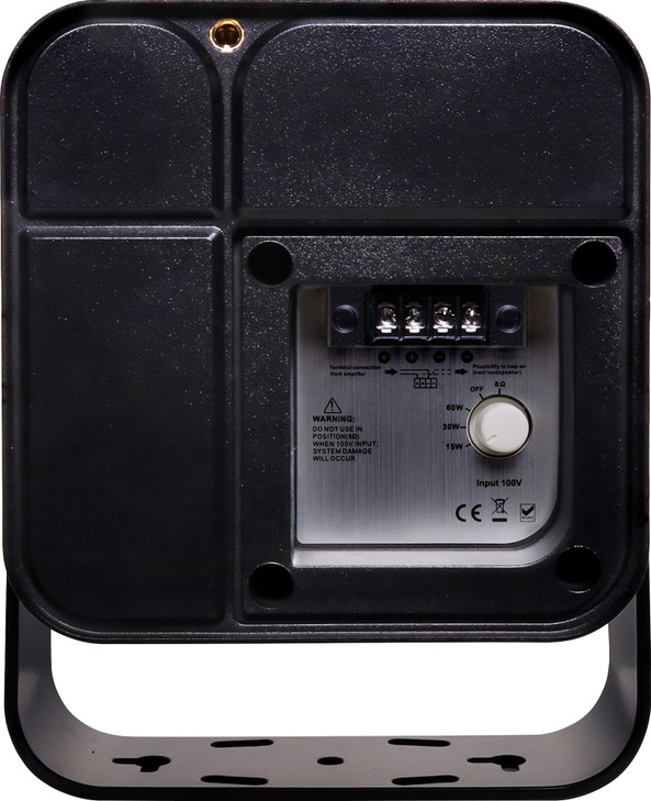 Redback 60W IP55 100V / 8 Ohm Black PA Speaker