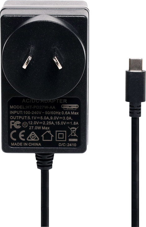 Powertran USB-C 5.1V 27W 5A Device Power Supply