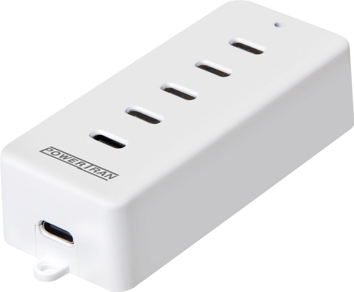 Powertran 5 Way USB-C QC3.0 100W PD Charger Hub
