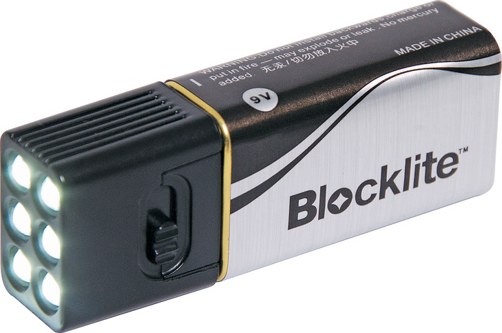 9 Volt Battery Blocklite LED Torch