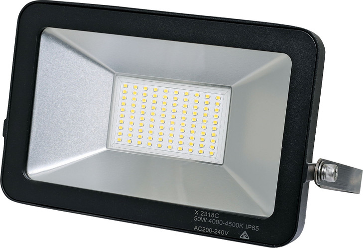 Genlamp 50W 240V AC IP65 Natural White LED Floodlight
