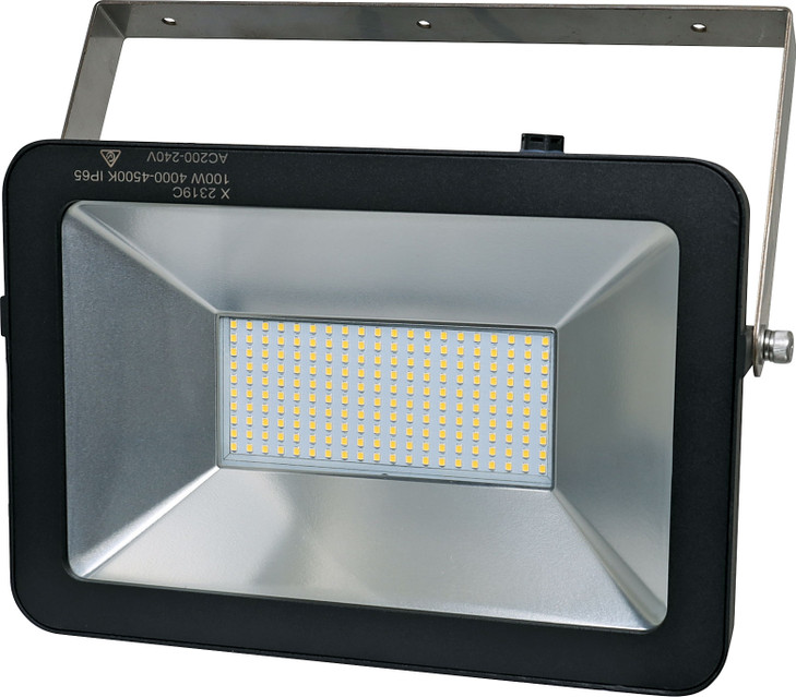 Genlamp 100W 240V AC IP65 Natural White LED Floodlight