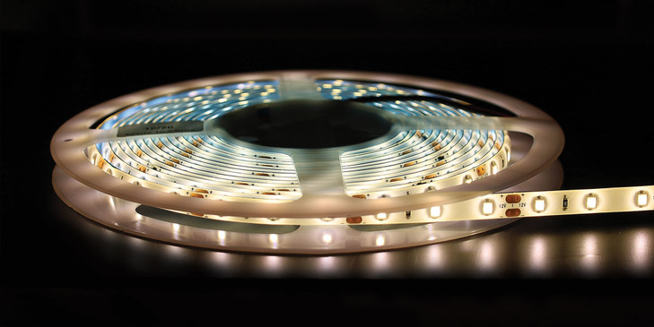 Genlamp IP65 3528 Warm White 12 Volt LED Strip Light 5m