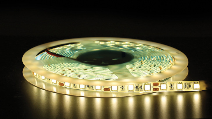 Genlamp IP65 5050 Warm White 12 Volt LED Strip Light 5m