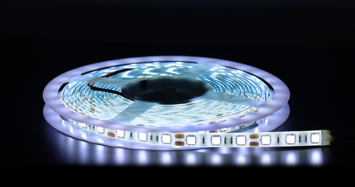 Genlamp IP65 5050 Cool White 12 Volt LED Strip Light 5m