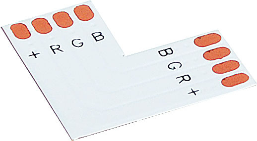 Genlamp L Shape Strip For RGB 5050 Chip LED Strips - 4pk
