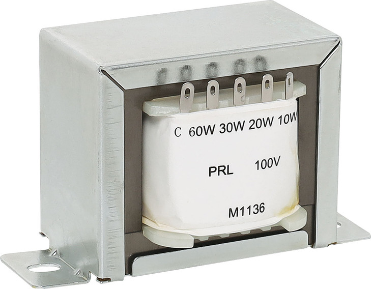 10-60W 100V Line PA EI Core Transformer