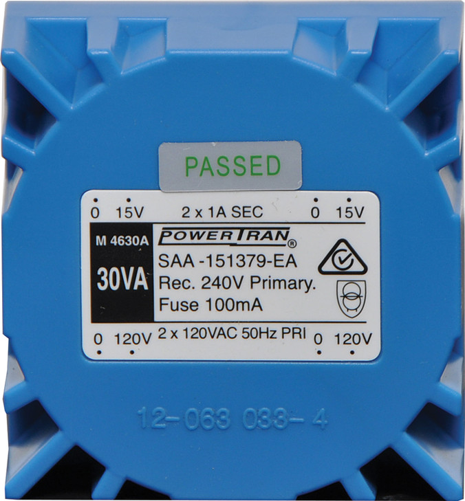 Powertran 15 + 15 PCB 30VA Toroidal Transformer
