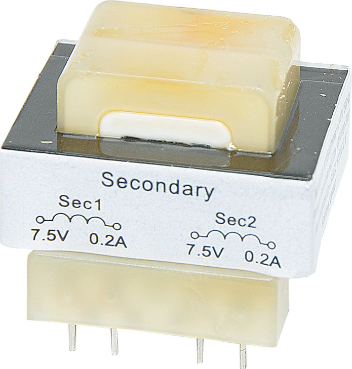 Powertran 3VA 7.5+7.5V PCB Transformer
