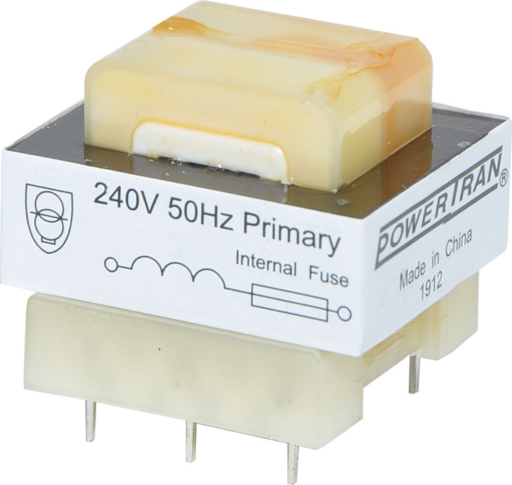 Powertran 3VA 9+9V PCB Transformer