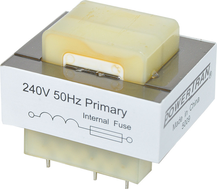 Powertran 7VA 7.5+7.5V PCB Transformer