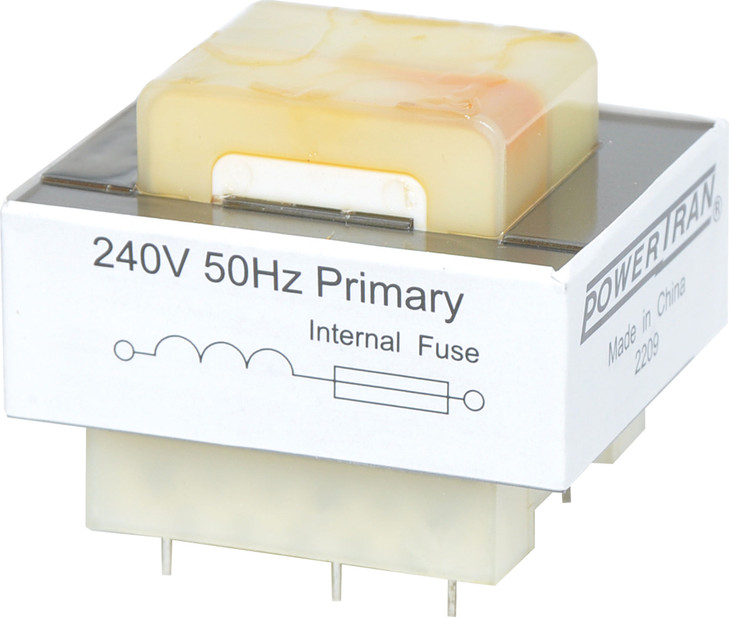 Powertran 7VA 9+9V PCB Transformer