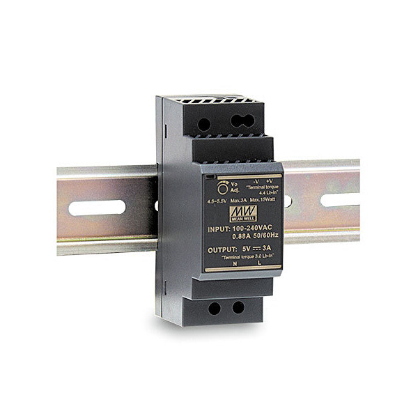 Mean Well HDR-60-24 60W 24VDC 2.5A DIN Rail Switchmode Power Supply