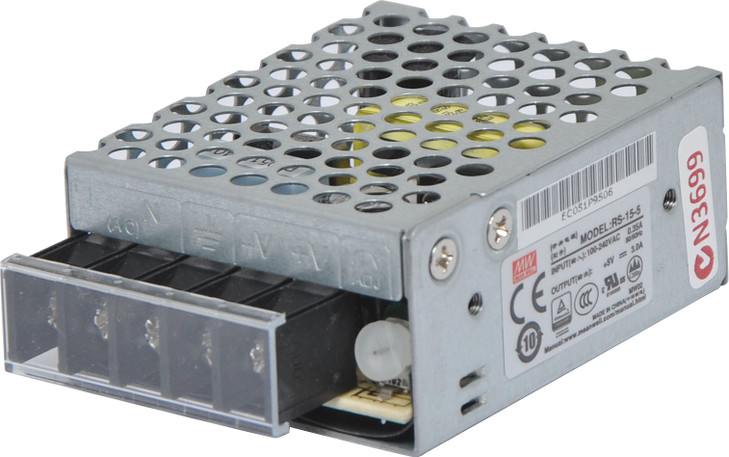 Mean Well RS-15-5 15W 5VDC Switchmode Power Supply