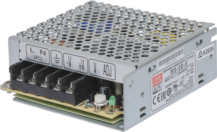 Mean Well RS-50-5 50W 5VDC Switchmode Power Supply