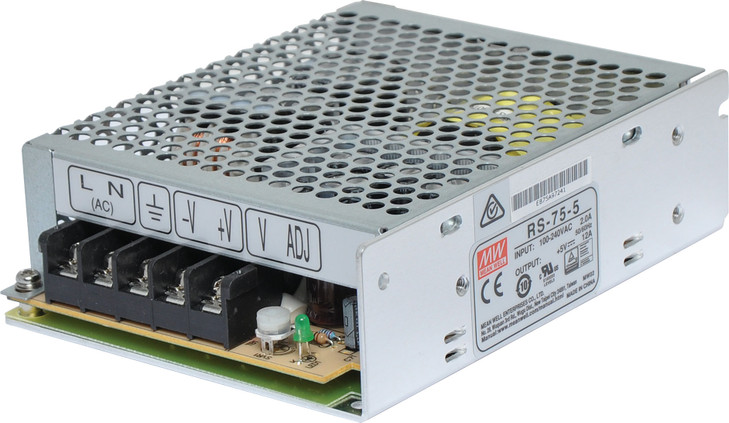 Mean Well RS-75-5 60W 5VDC Switchmode Power Supply