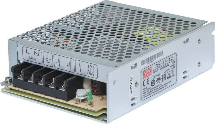 Mean Well RS-75-12 72W 12VDC Switchmode Power Supply