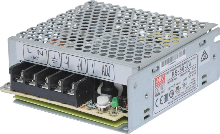 Mean Well RS-50-24 53W 24VDC Switchmode Power Supply