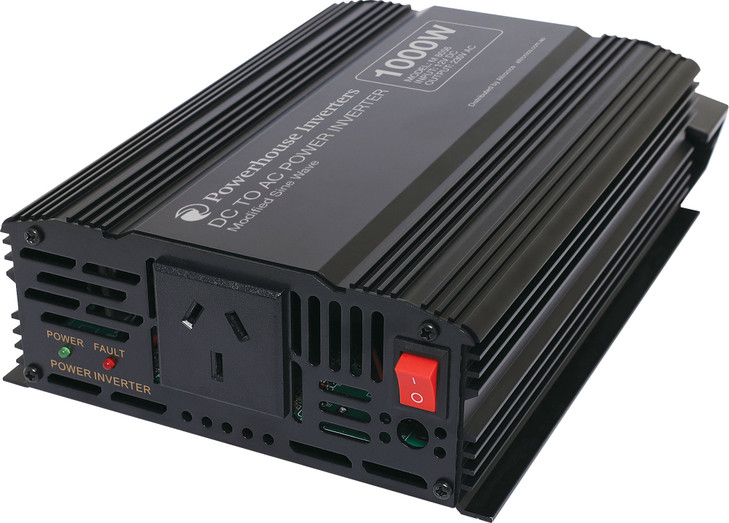 Powerhouse 1000W 12V DC To AC Modified Sine Wave Power Inverter