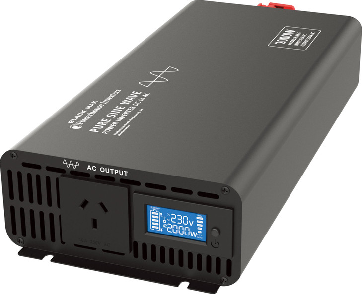 Powerhouse 2000W 12V to AC Pure Sine Wave Power Inverter