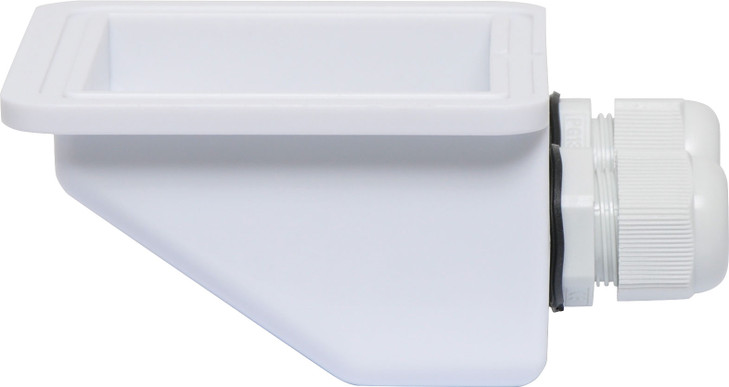 Dual Gland Solar Cabling Entry Point - White