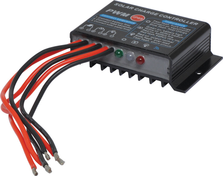 12V 10A 120W PWM Waterproof Solar Charge Controller