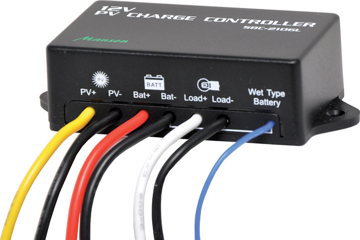 Manson 6A 12VDC PWM Night Switch Solar Charge Controller