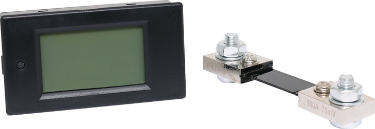 Powerhouse Flush Mount Power Monitor Panel with 100A Shunt