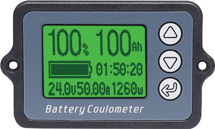 Powerhouse Flush Mount 50A Coulometer With Shunt