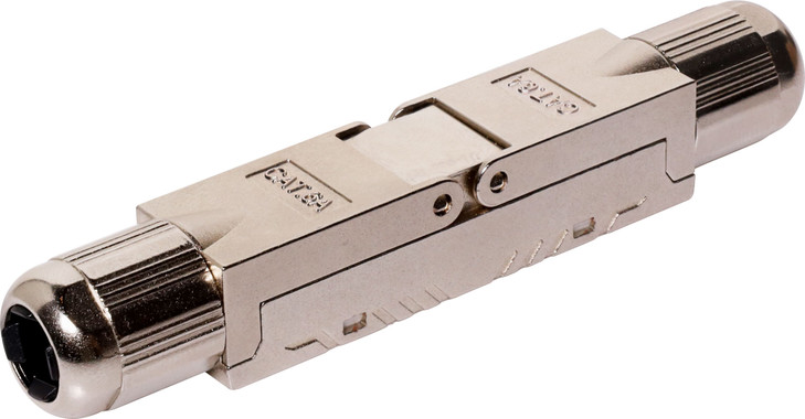 Cat6A RJ45 Shielded Punchdown Joiner