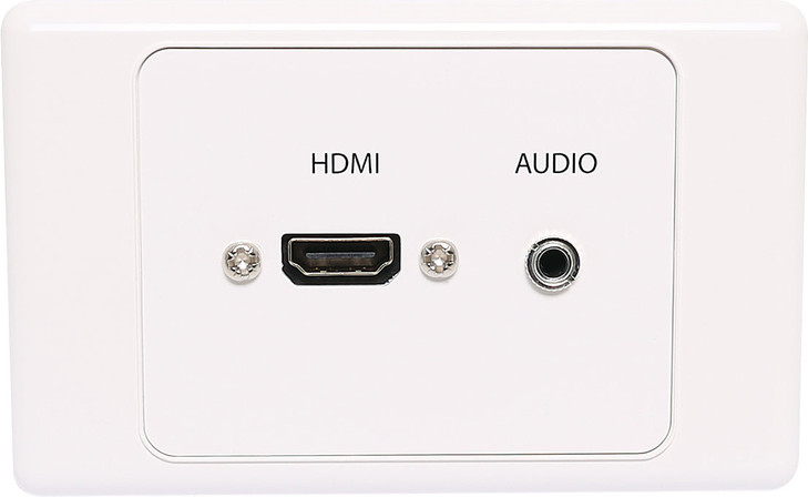 Dynalink HDMI 3.5mm Single Wallplate with Flyleads
