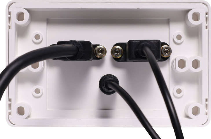 Dynalink 3.5mm Audio, USB Type A & HDMI Fly Lead Wallplate